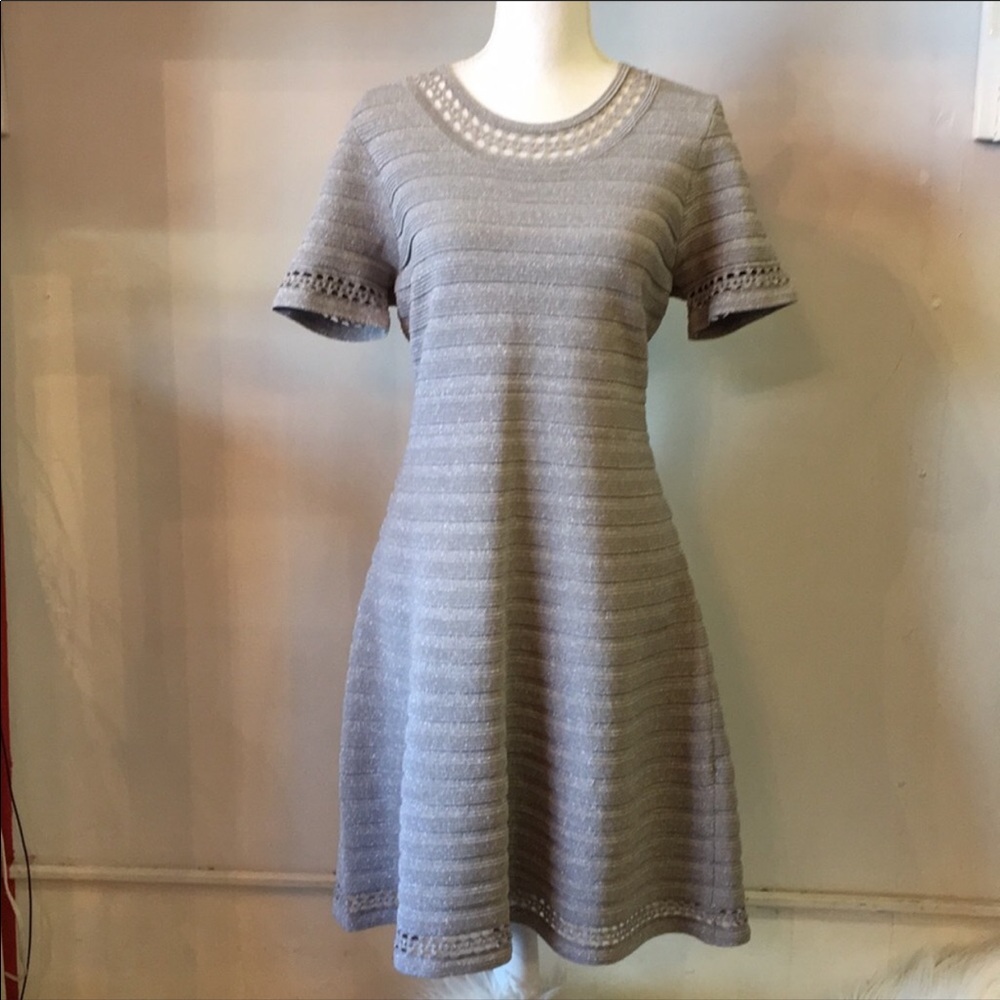 Karl Lagerfeld Silver Knit Dress Re-Posh!